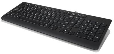Lenovo 300 toetsenbord Inclusief muis Universeel USB QWERTY Amerikaans Engels Zwart