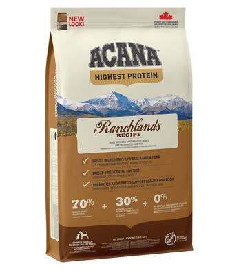 11,4 KG Acana regionals ranchlands dog hondenvoer