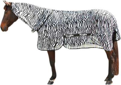 Vliegdeken Zebra incl. nekdeel 215cm