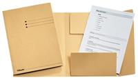 Dossiermap Esselte A4 3 kleppen manilla 275gr beige | 50 stuks - thumbnail