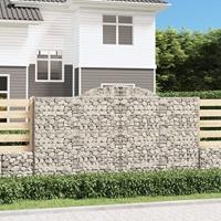 Schanskorven 10 st gewelfd 300x50x160/180 cm ijzer - thumbnail