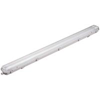 LED TL Armatuur met T8 Buizen - Pimosta - 120cm Dubbel - 36W - Helder/Koud Wit 6400K - Mat Grijs - thumbnail