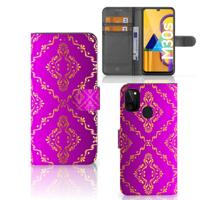 Wallet Case Samsung Galaxy M21 | M30s Barok Roze - thumbnail