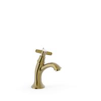 Wastafelkraan Tres Clasic 1 waterleiding of voormengsysteem Verouderd Messing Mat - thumbnail