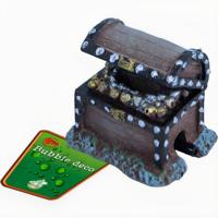 Boon Ornament Schatkist Met Uitstromer - Aquarium Decoratie - thumbnail