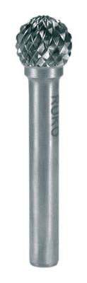 RUKO 116044 Freesstift Hardmetaal Bol 12 mm Lengte 51 mm Schachtdiameter 6 mm
