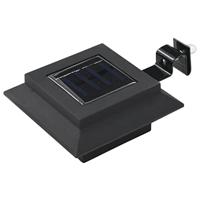 VidaXL Led-solarlampen vierkant 12 cm zwart 6 st - thumbnail