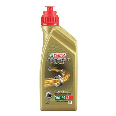 Castrol Olie Power RS Racing 4T 10W-50 fles à 1 liter