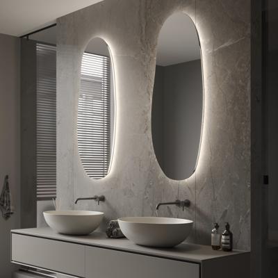 Spiegel Martens & Meijer Amsterdam Organisch 50x100 cm Met Verlichting en Verwarming Spiegel Martens & Meijer Amsterdam Organisch 50x100 cm Met Verlichting en Verwarming