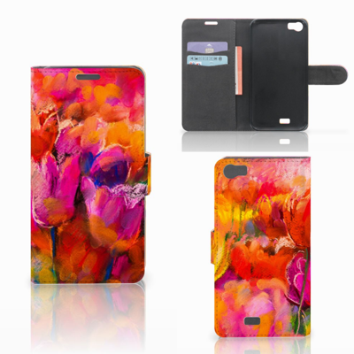 Hoesje Wiko Lenny Tulips Hoesje Wiko Lenny Tulips