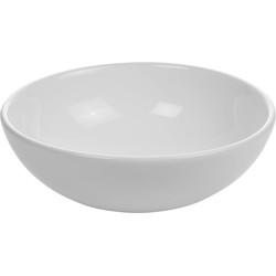 Saqu Soft ronde waskom Ø28x10cm keramiek wit