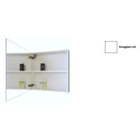 Spiegelkast Sanicare Qlassics 60 cm 1 Deur Hoogglans Wit Rechts Sanicare - thumbnail