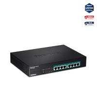 TRENDnet TPE-TG81g 8-Port Gigabit GREENnet PoE+ Switch Rack monteerbaar, tot 30 W per poort en 105 watt totaal vermogen - thumbnail