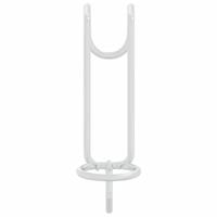 VidaXL Emmerhaak draagbaar gegalvaniseerd staal zilverkleurig - thumbnail