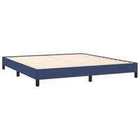 Bedframe zonder matras stof blauw 180x200 cm - thumbnail