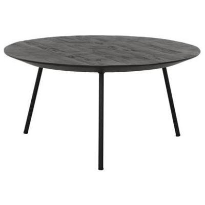 DTP Home Salontafel 'Jupiter' Teakhout, 60cm, kleur Zwart