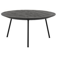 DTP Home Salontafel 'Jupiter' Teakhout, 60cm, kleur Zwart - thumbnail