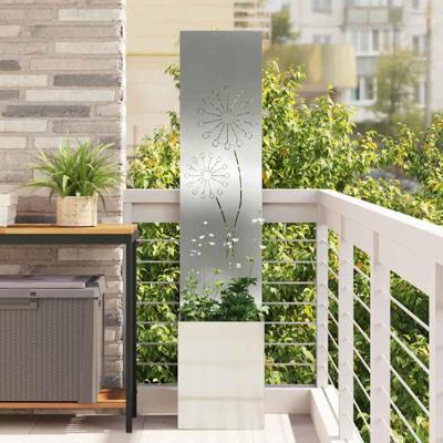 VidaXL Tuin privacy screen zilver 32 x 140 cm gegalvaniseerd staal VidaXL Tuin privacy screen zilver 32 x 140 cm gegalvaniseerd staal