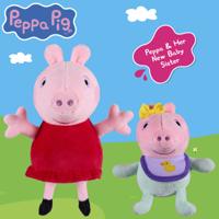 Peppa Pig & Baby Set Pluche 2-delig - thumbnail