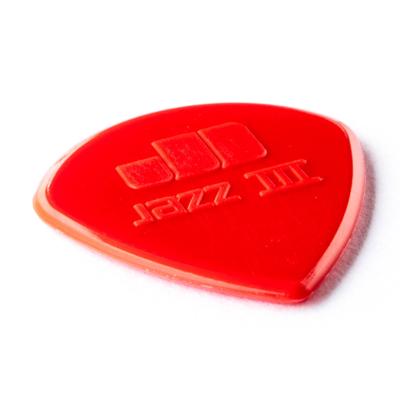 Dunlop Jazz III Red Nylon 6-pack plectrums