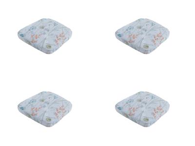 Wicker universeel ca. 48x48 cm Donna azure canvas Eco plus natural outdoor finishing (4 stuks) Madison - Madison