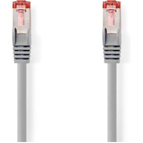 Nedis CAT6 Netwerkkabel | RJ45 Male | RJ45 Male | S/FTP | 0.50 m | Rond | LSZH | Grijs | Label - CCGL85221GY05
