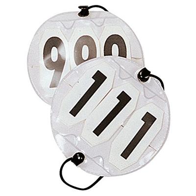 Startnummers Hoofdstel rond wit