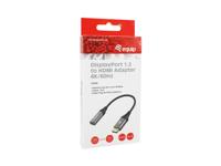 Equip 133445 video kabel adapter 0,15 m DisplayPort HDMI Zwart, Grijs - thumbnail