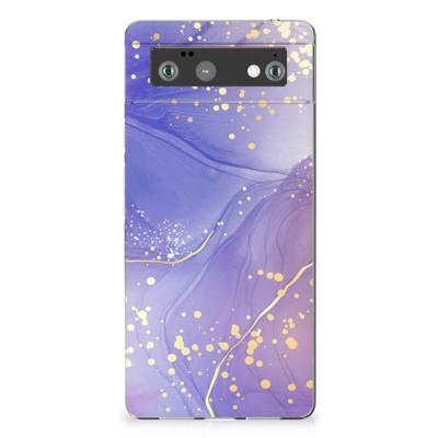 Smartphone hoesje voor Google Pixel 6 Watercolor Paars