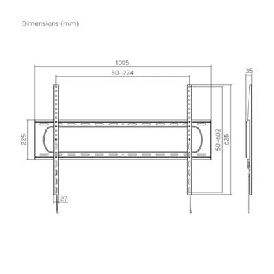 TV houder Aisens WT120F-293 60" - thumbnail