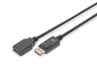 Digitus AK-340200-020-S DisplayPort-kabel DisplayPort Verlengkabel DisplayPort-stekker, DisplayPort-bus 2.00 m Zwart - thumbnail