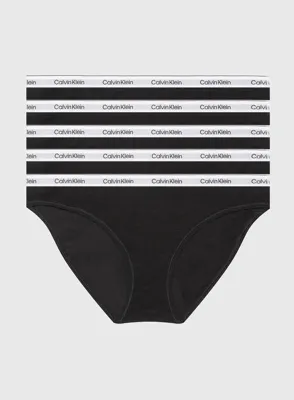 Calvin Klein 5-pack lage Slips dames - Low Rise - Katoenen dames mini slips - Dames onderbroeken