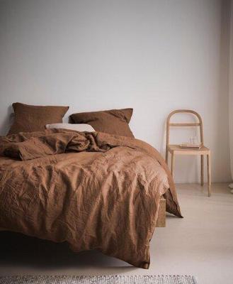 Marc O'Polo Marc O' Polo dekbedovertrek Valka warm-pecan