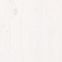 Hoofdbord 165,5x4x100 cm massief grenenhout wit - thumbnail