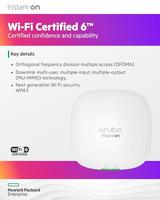 aruba R4W02A R4W02A Single WiFi-accesspoint 1200 MBit/s 2.4 GHz, 5 GHz - thumbnail