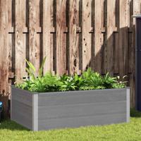Plantenbak verhoogd 150x100x54 cm HKC grijs - thumbnail