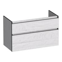 Brauer Delight Edge - Onderkast - 100 cm - met 2 Softclose Lades Greeploos en 1 Sifon Uitsparing - Forest Seashell - thumbnail