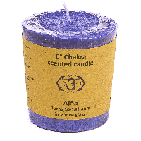 Geurkaarsje Votief 6e Chakra - thumbnail