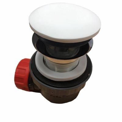 Clickwaste met Sifon Afsluitbaar Stankafsluiter Solid Surface Mat Wit Clickwaste met Sifon Afsluitbaar Stankafsluiter Solid Surface Mat Wit