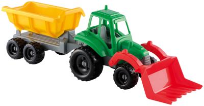Ecoiffier tractor met aanhangwagen