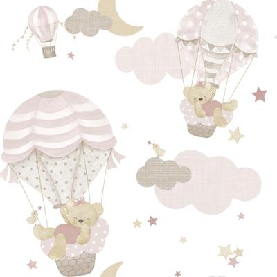 Cristiana Masi Happy Behang met luchtballonnen en beertjes - 14818