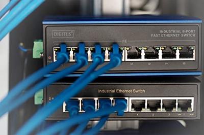 Digitus DN-650108 Industrial Ethernet Switch 10 / 100 MBit/s IEEE 802.3af (12.95 W), IEEE 802.3at (25.5 W) Digitus DN-650108 Industrial Ethernet Switch 10 / 100 MBit/s IEEE 802.3af (12.95 W), IEEE 802.3at (25.5 W)