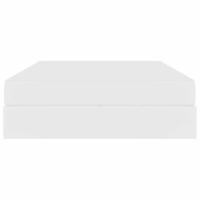 Opbergbed met matras met matras Wit 140 x 200 cm Nep Leer - thumbnail