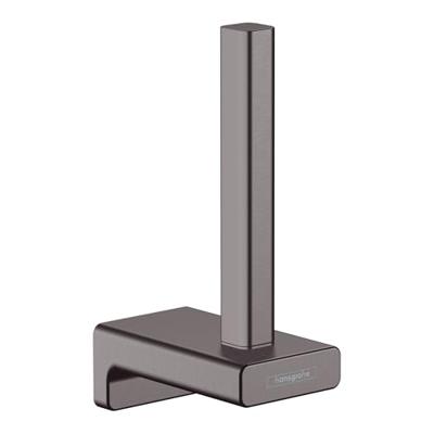 Hansgrohe Reserverolhouder AddStoris Geborsteld Zwart Chroom