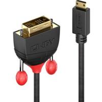Lindy 36282 video kabel adapter 2 m HDMI Type C (Mini) DVI-D Zwart - thumbnail