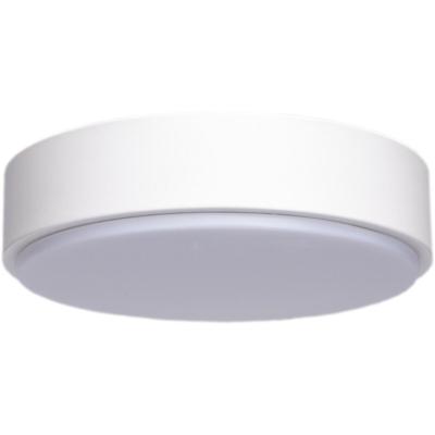 LED Plafondlamp Rond 24W - Koud Wit 6500K - Aluminium Mat Wit