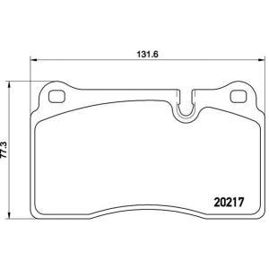 Remblokken set P44018