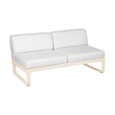 Fermob Bellevie 2-zitsmodule loungebank Beige Latte - Off-White