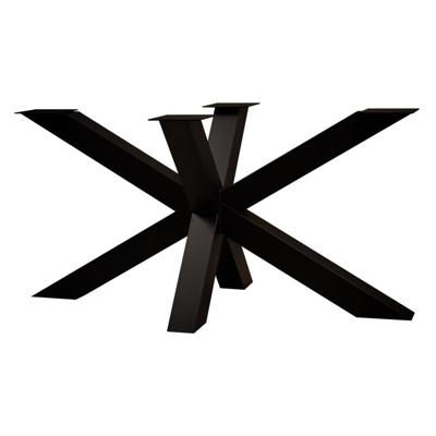 Stalen matrix zwart spinpoot 140 bij 80 cm en hoogte 72 cm (10 x 10 cm)