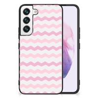 Samsung Galaxy S22 Back Case Waves Roze - thumbnail